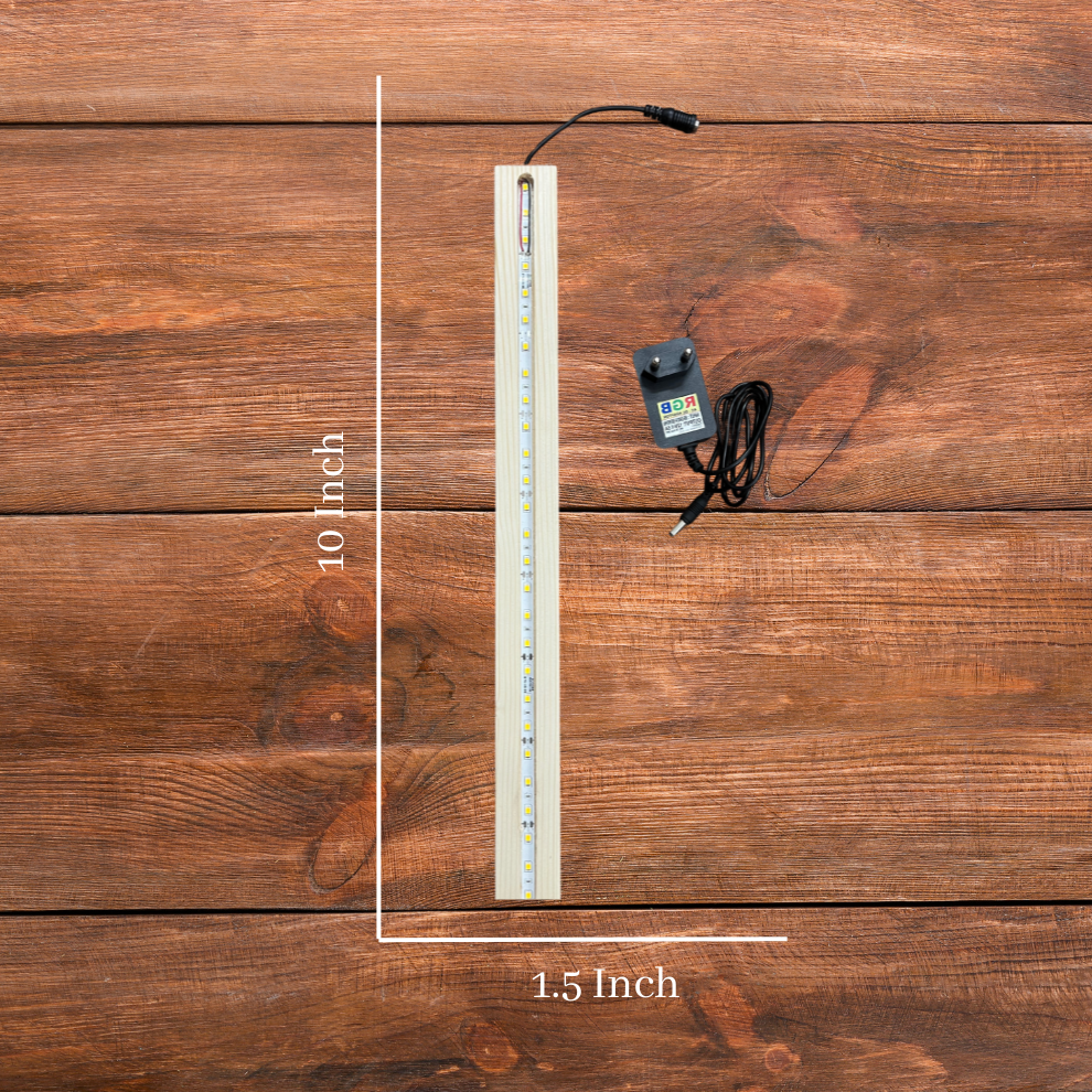 10 Inch Wood Led Stand