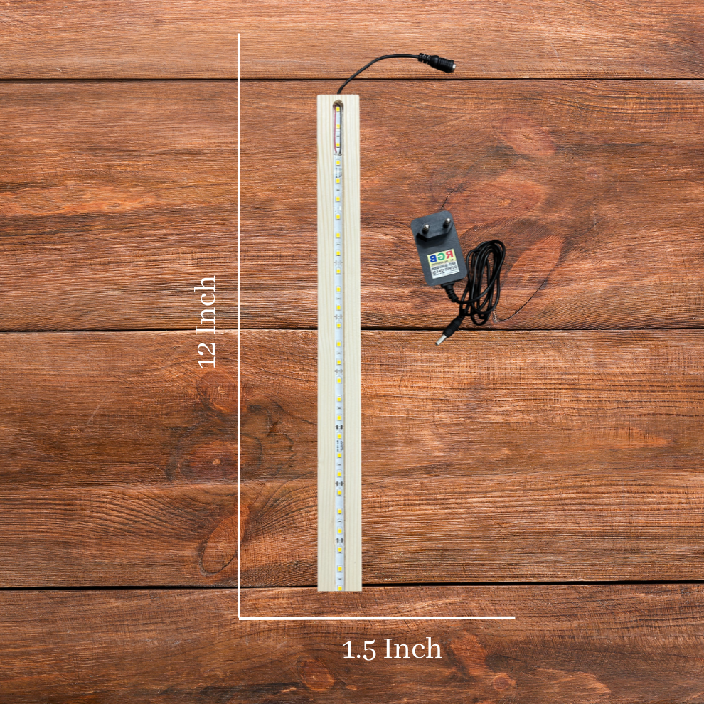 12 Inch Wood Led Stand