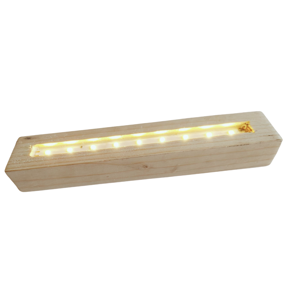 12 Inch Wood Led Stand