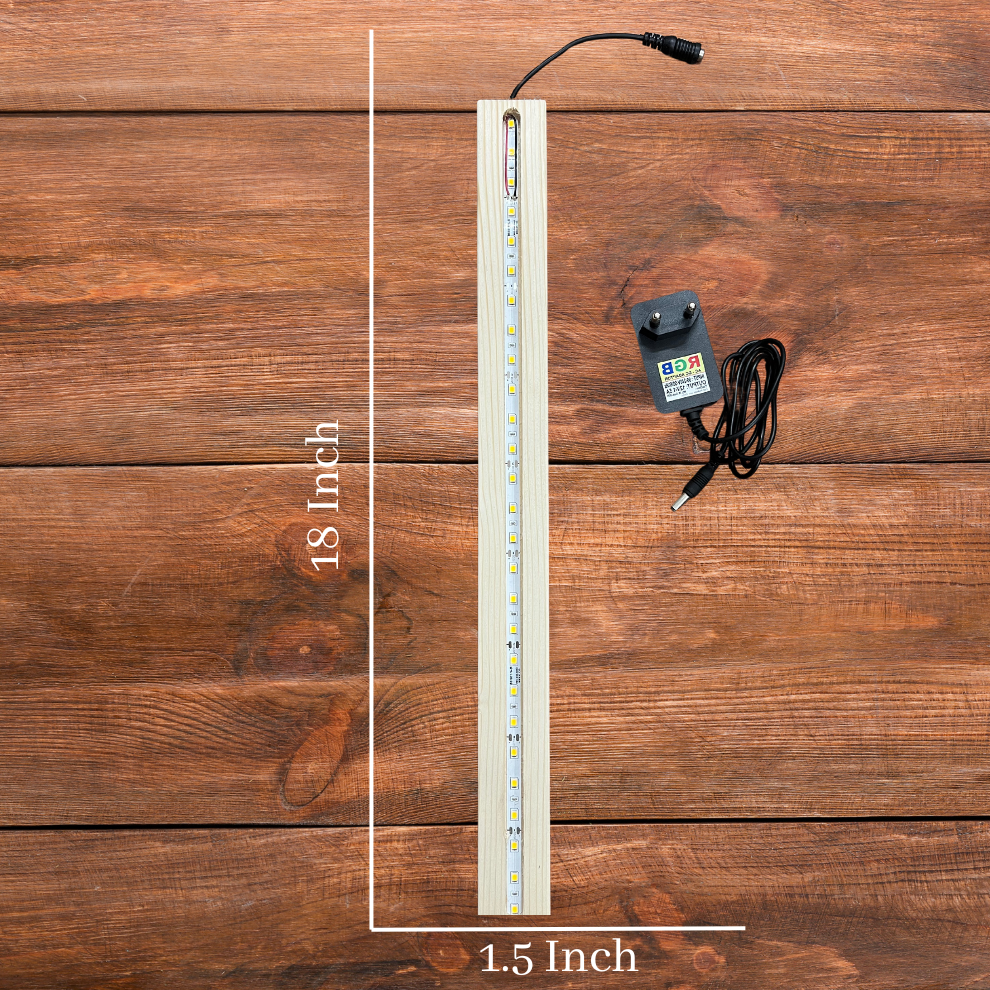 18 Inch Wood Led Stand