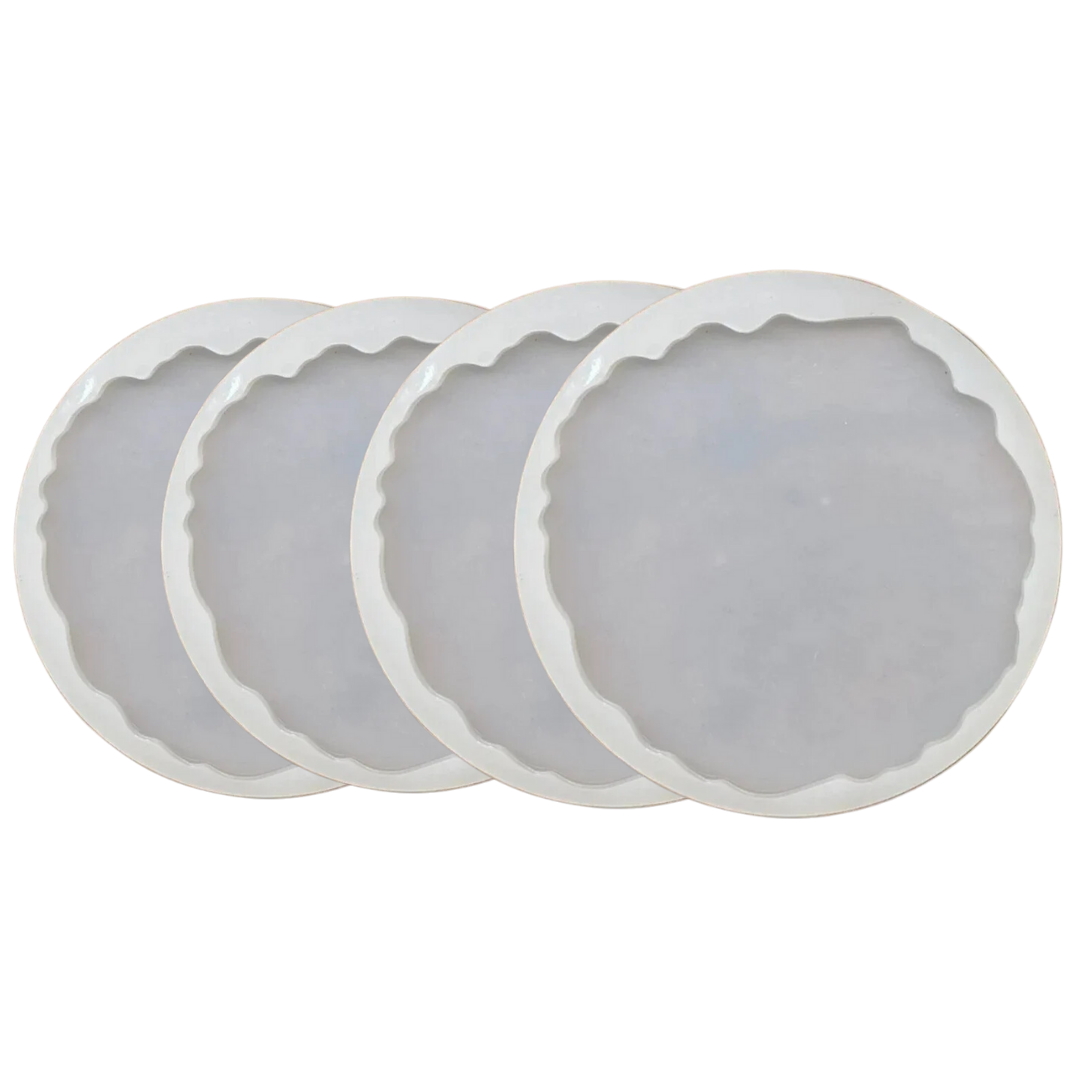 3 Inch Silicone Agate Round Coaster Mould