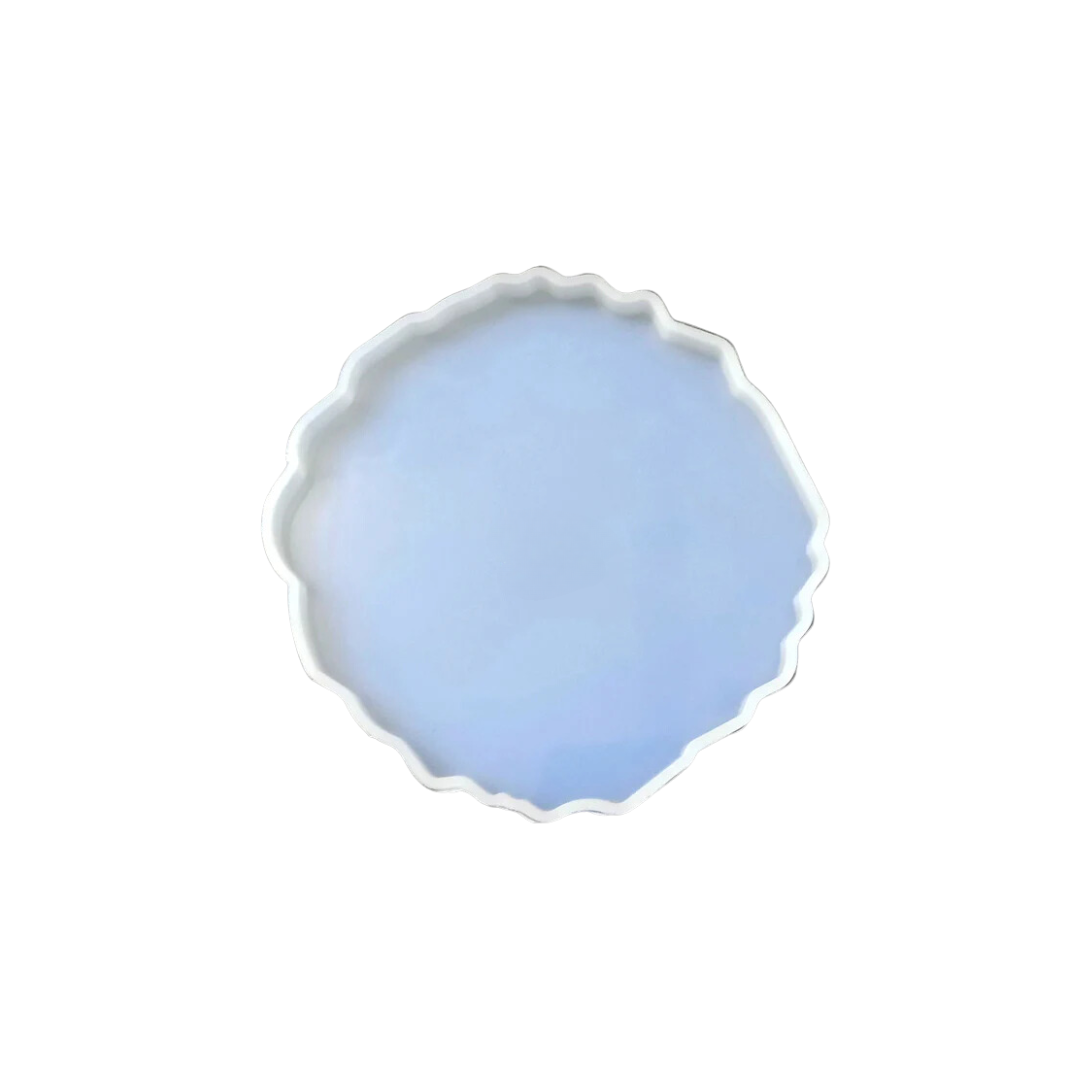 4 Inch Silicone Agate Round Coaster Mould