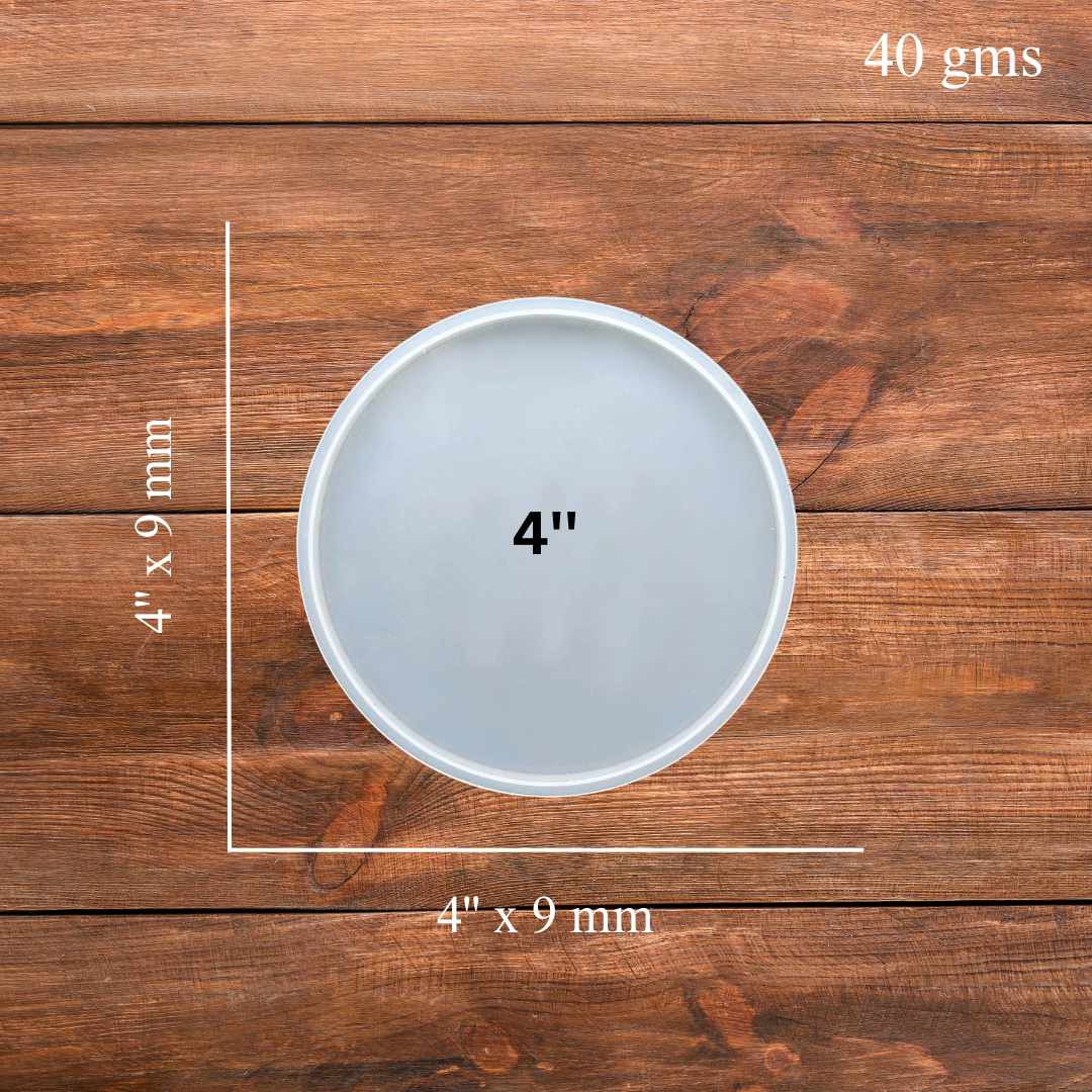 4 Inch Silicone Round Coaster Mould