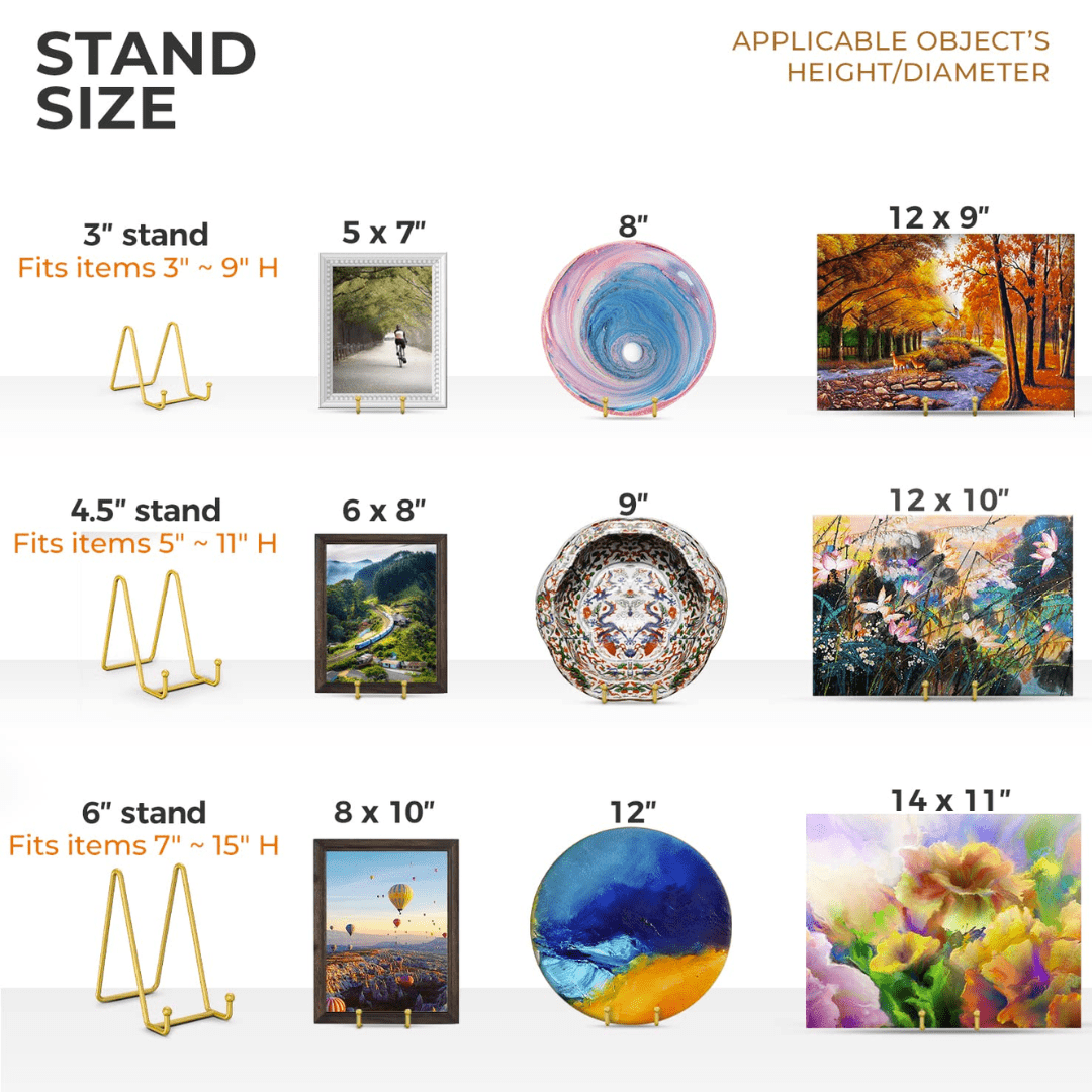 3 Inch Wide Premium Metal Stand