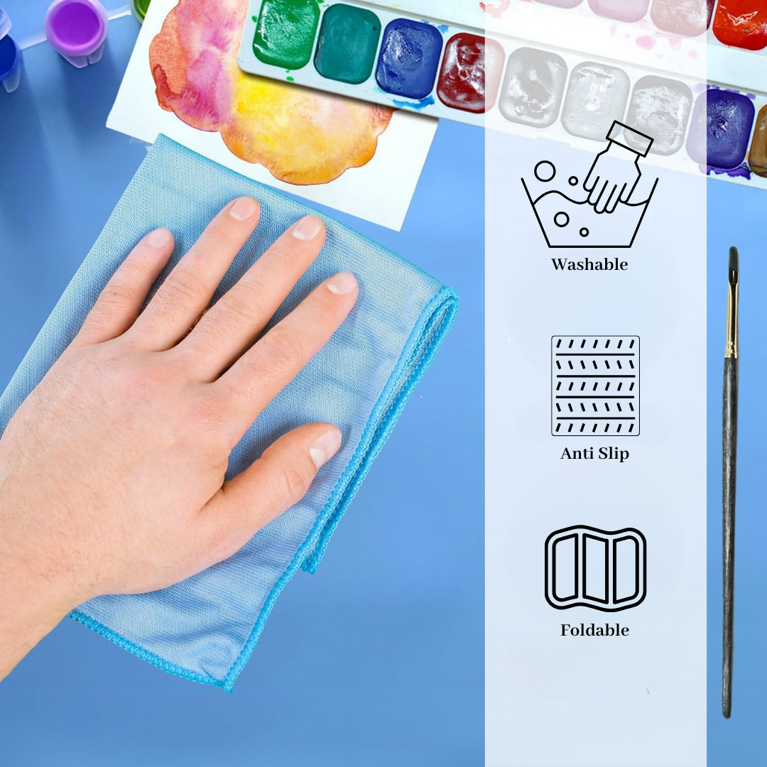 Silicone Paint Mat with Brush