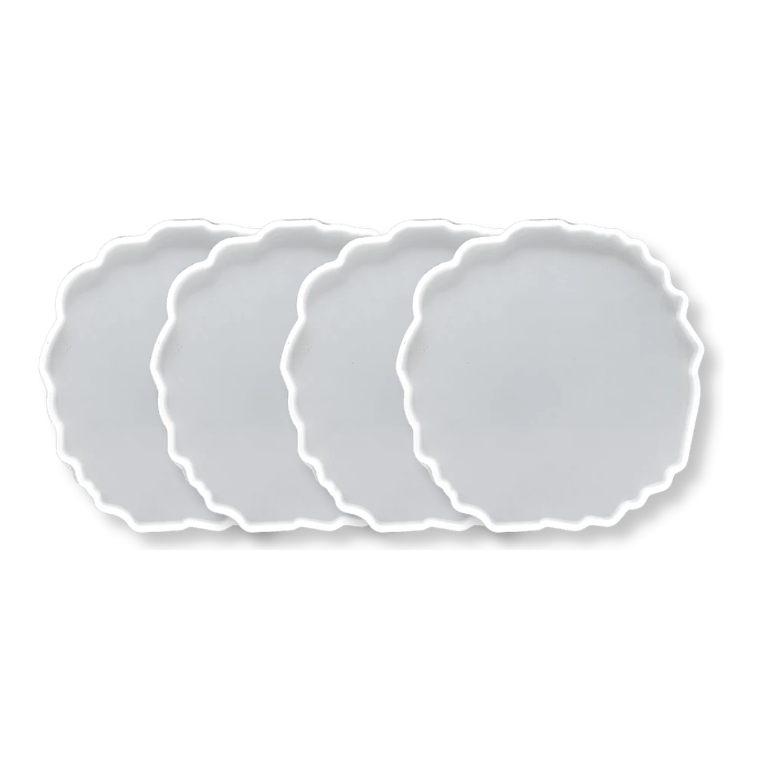 5 Inch Silicone Agate Round Coaster Mould