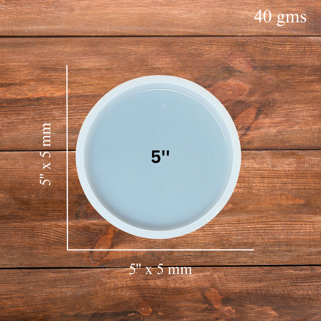 5 Inch Silicone Round Coaster Mould