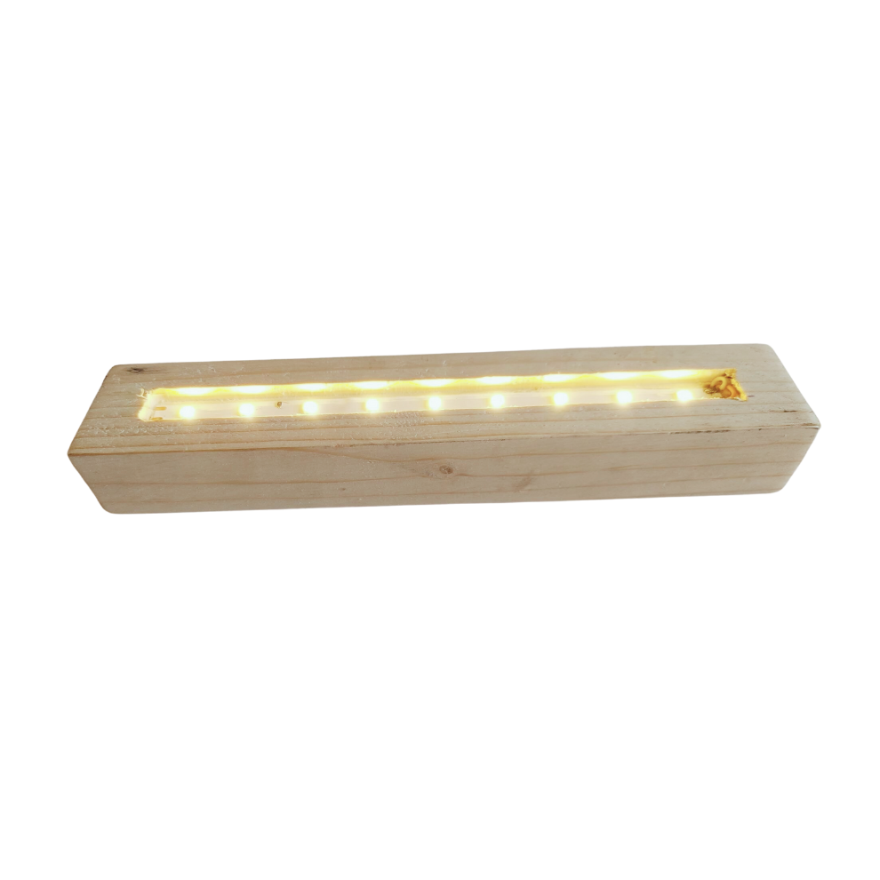 6 Inch Wood Led Stand