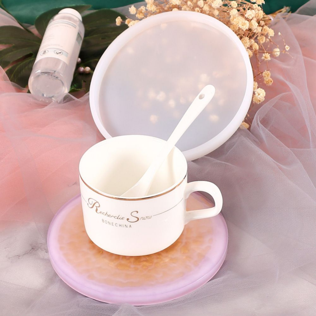 6 Inch Silicone Round Coaster Mould