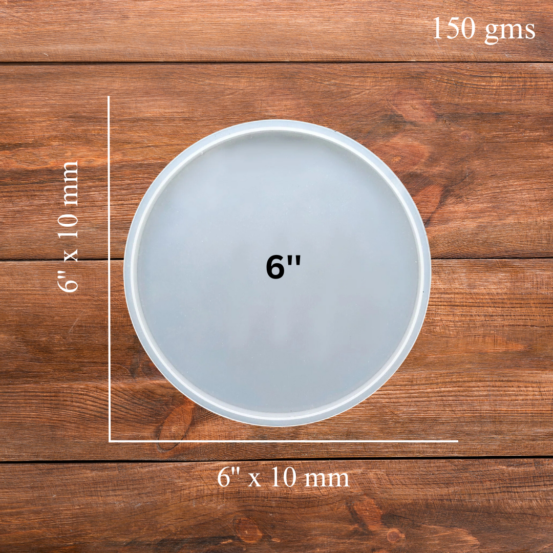 6 Inch Silicone Round Coaster Mould