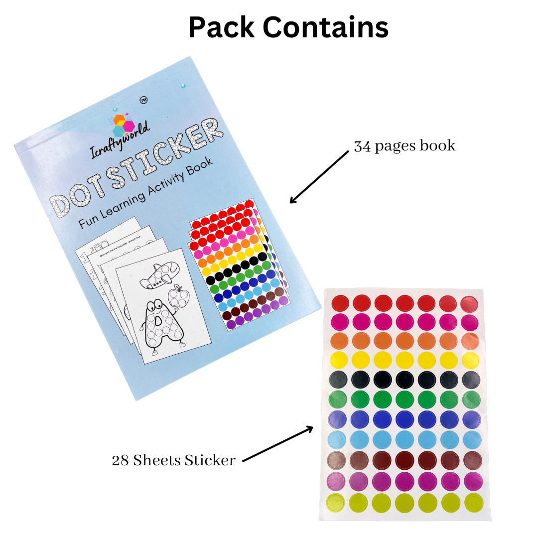 Dot Sticker Book for Kids Activity
