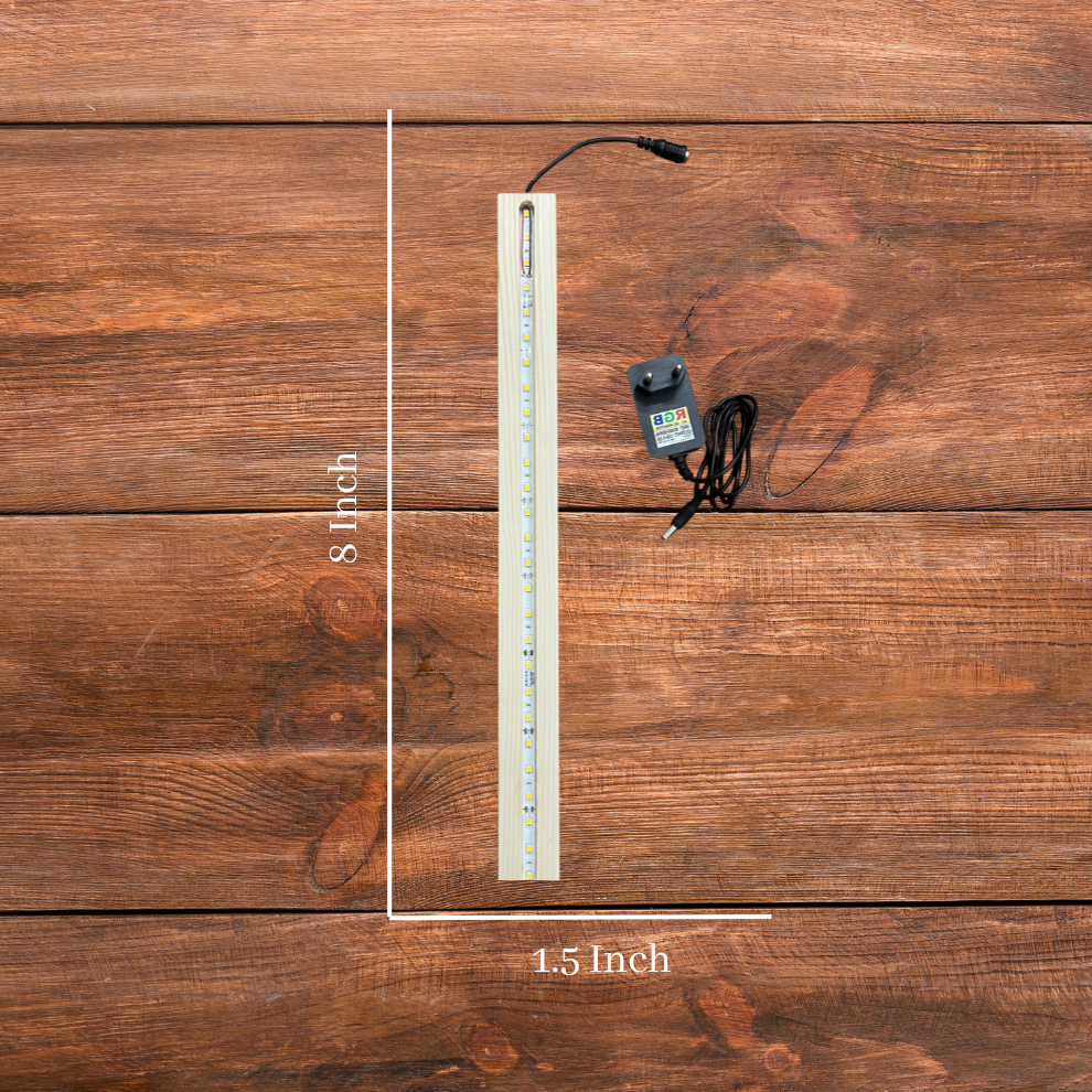 8 Inch Wood Led Stand