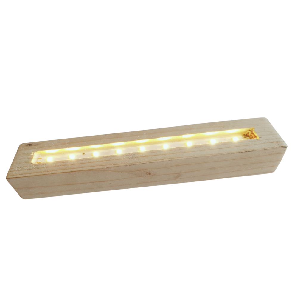 8 Inch Wood Led Stand