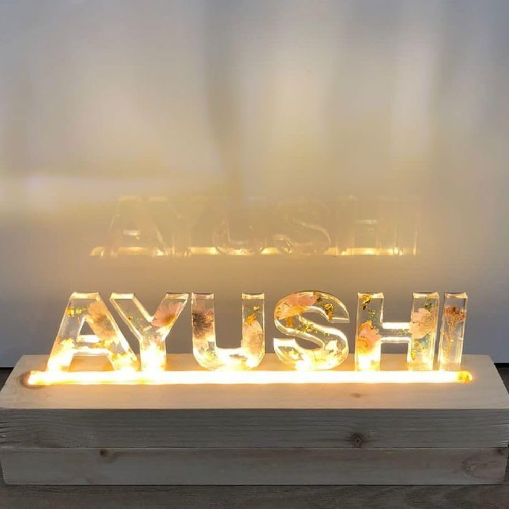 8 Inch Wood Led Stand