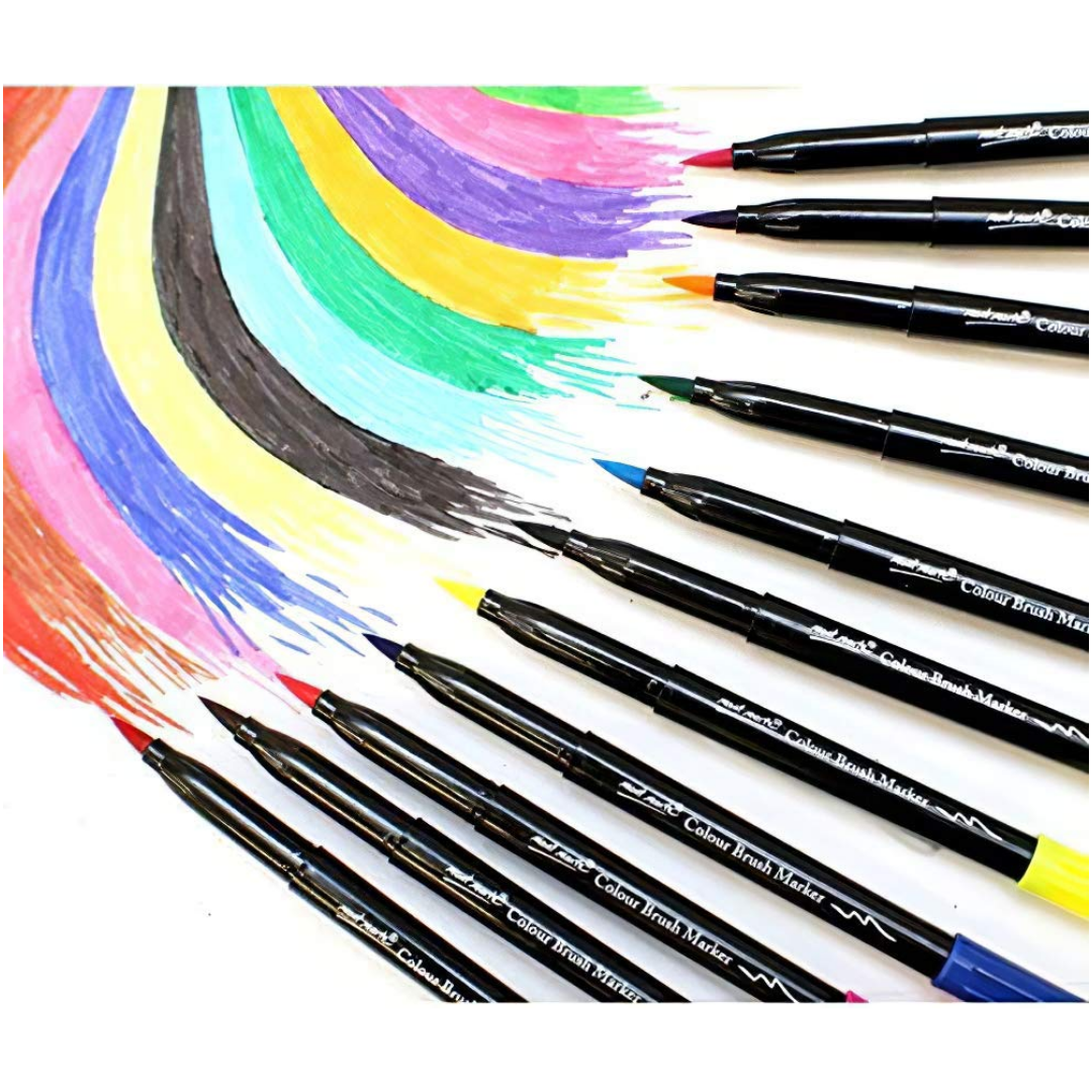 12 Pc Coloring Brush Marker