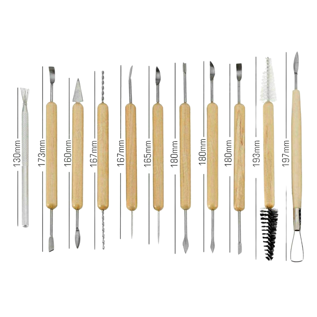 Wooden Clay Sculpting Tools