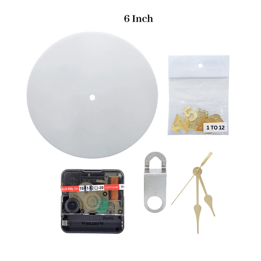 Acrylic Clock Base, Resin Clock Making Kit