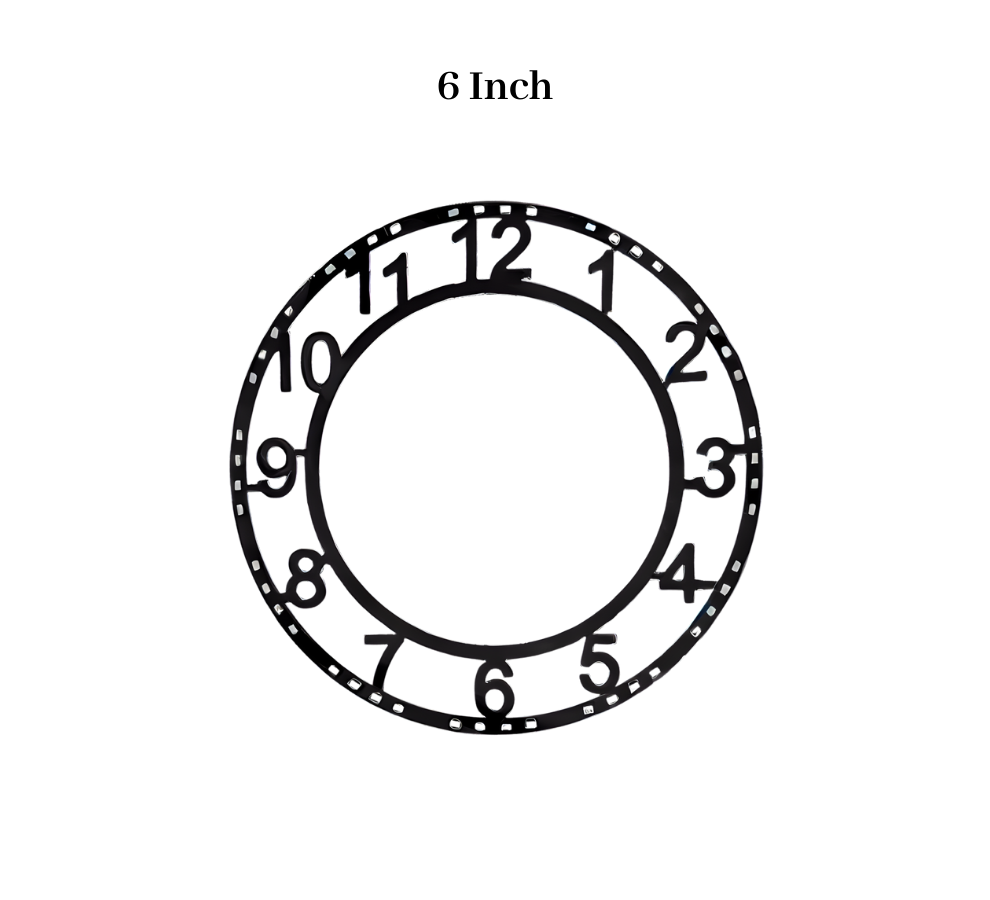 Black Number Ring