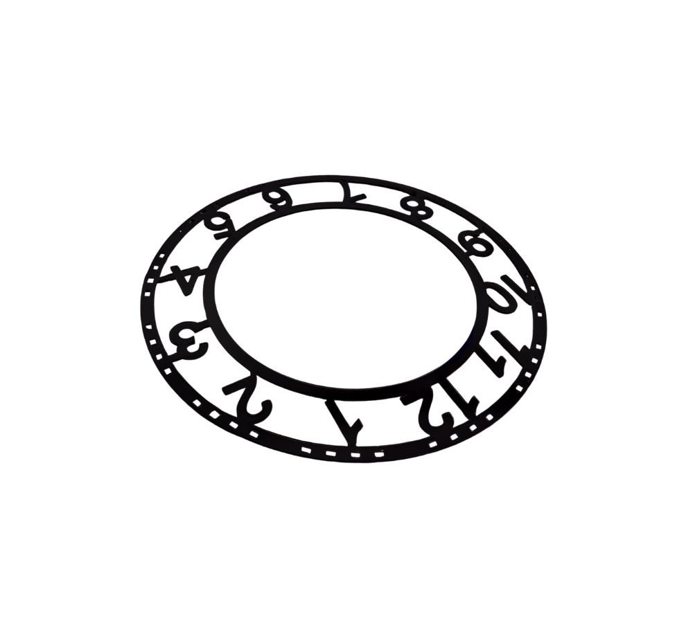 Black Number Ring