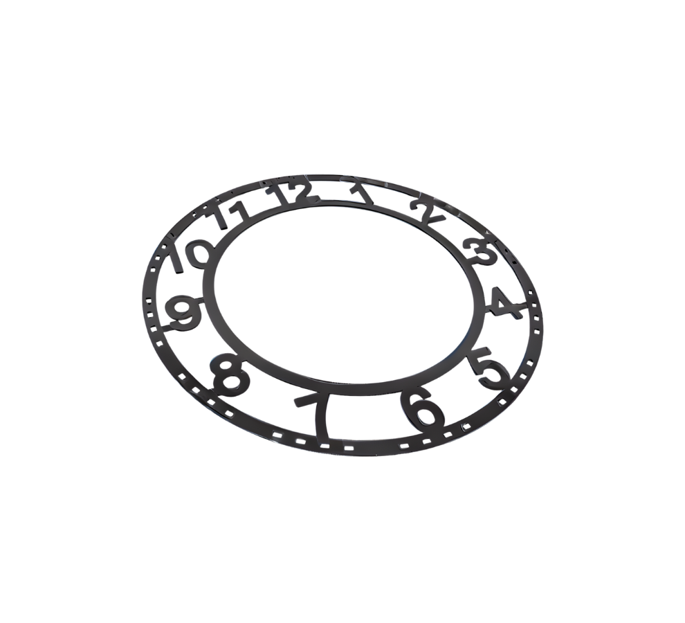 Black Number Ring