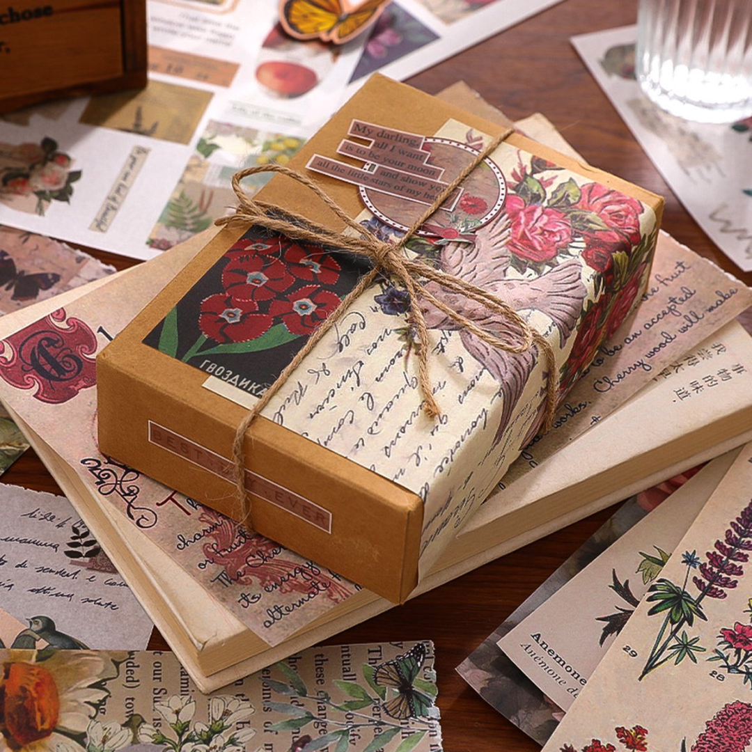 Journal Stickers Scrapbook Paper Kit