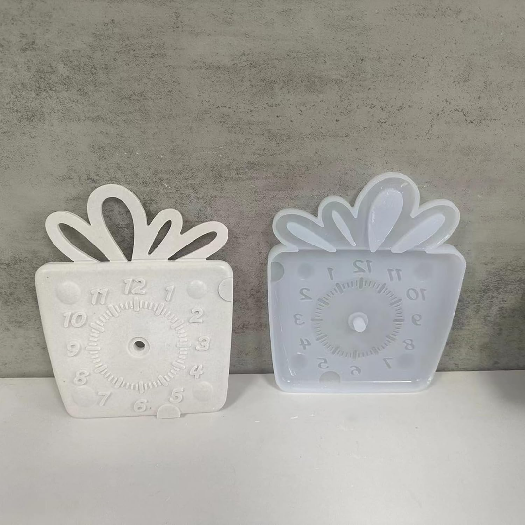 Gift Box Clock Mould Kit