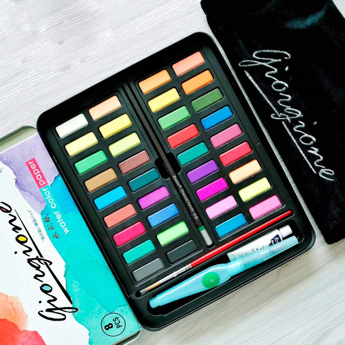 36 Shades Watercolor Tin Box