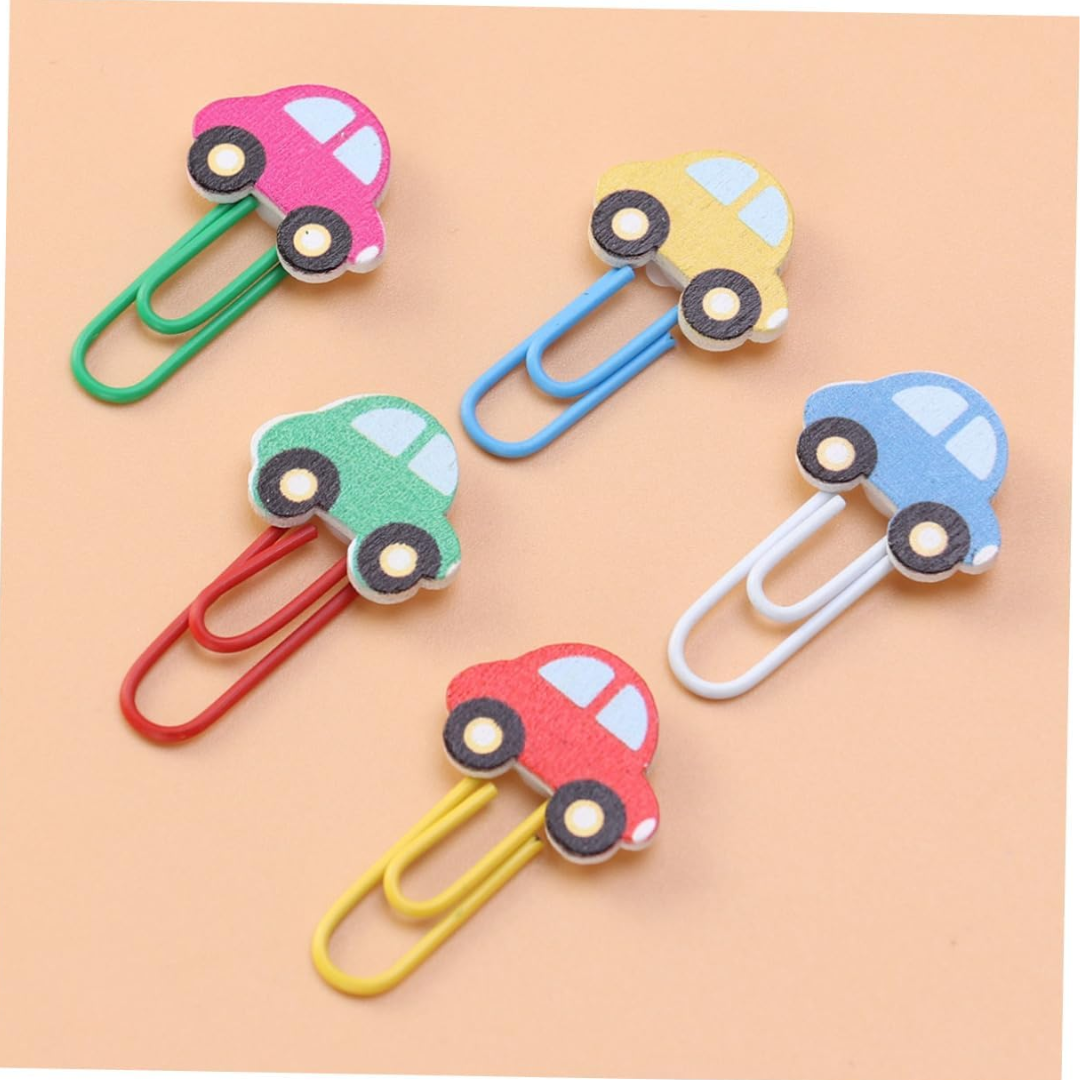 Colorful Wooden Paper Clip