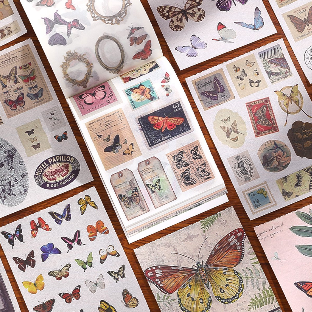 Journal Stickers Scrapbook Paper Kit