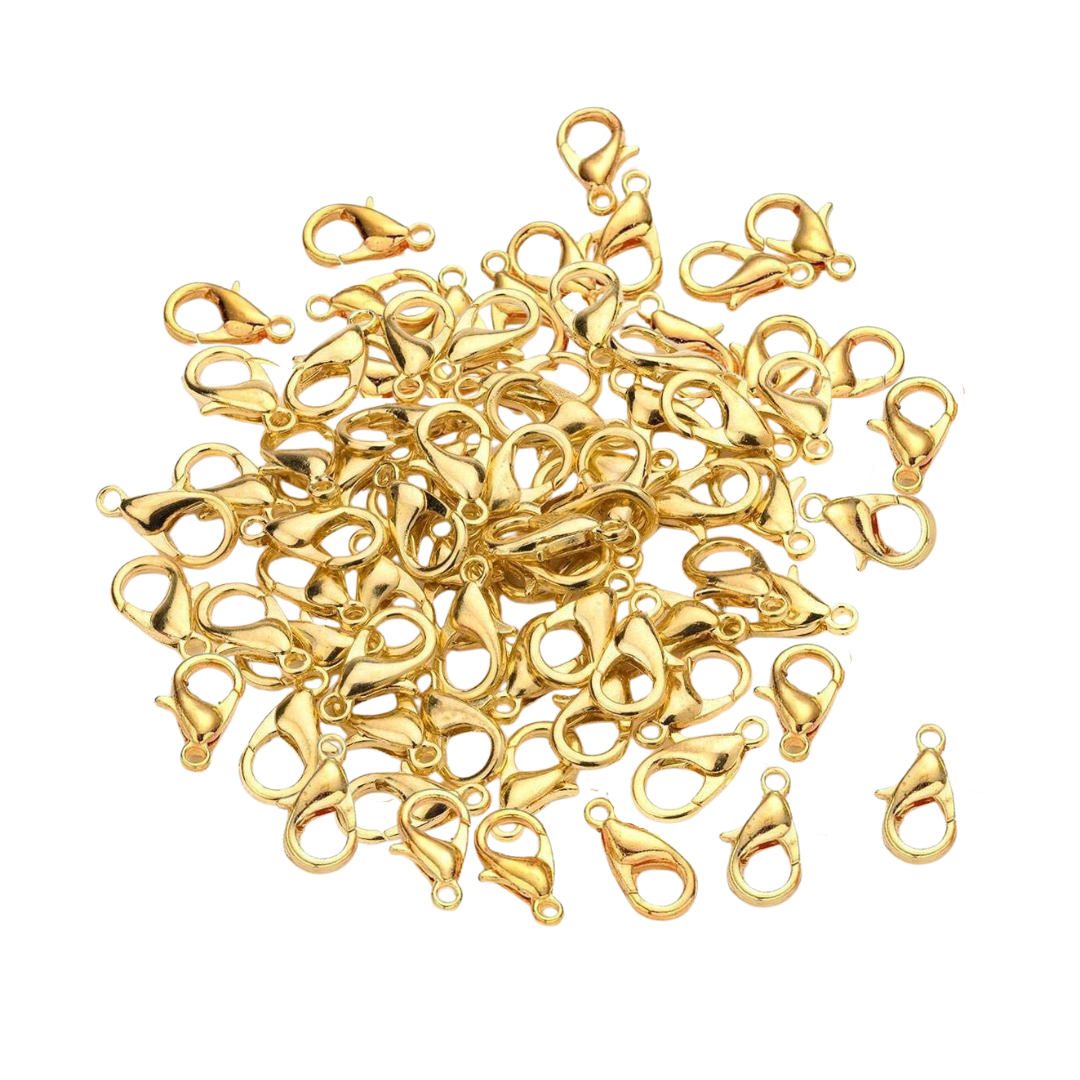 Metal Lobster Hook Golden