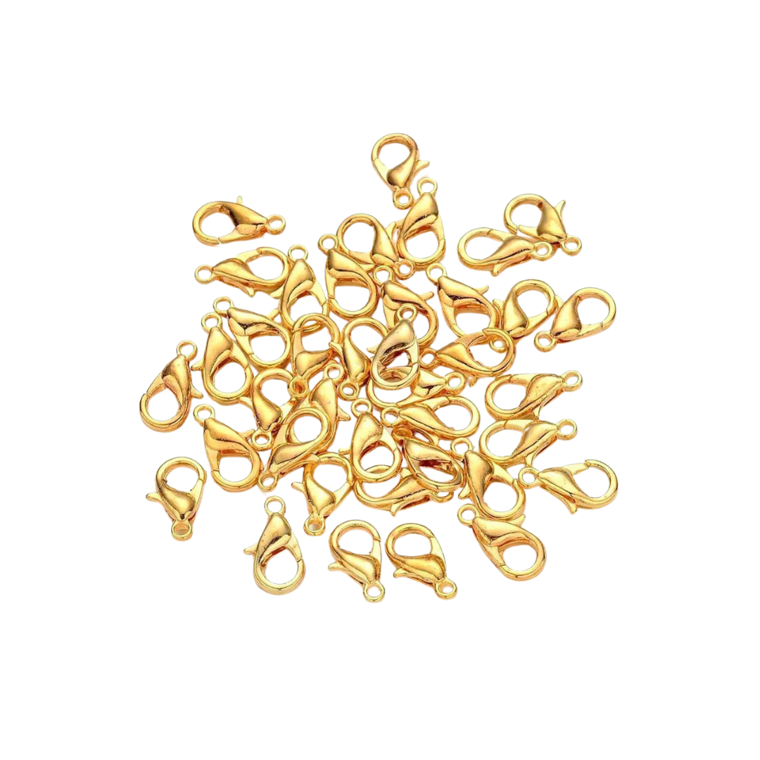 Metal Lobster Hook Golden