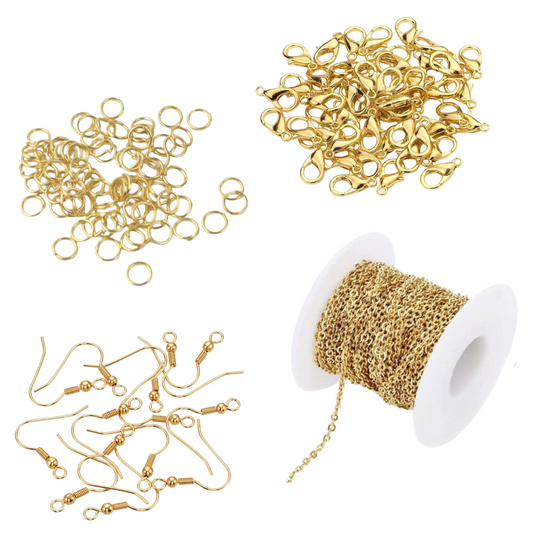 DIY Jewelry Making Materials Kit, Chain for Resin Jewellery Making