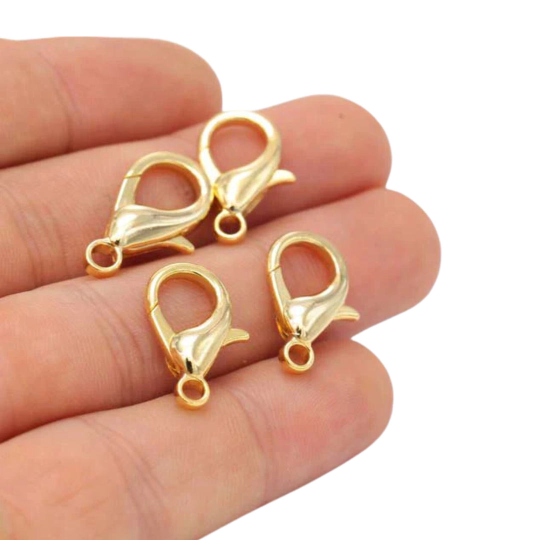 Metal Lobster Hook Golden