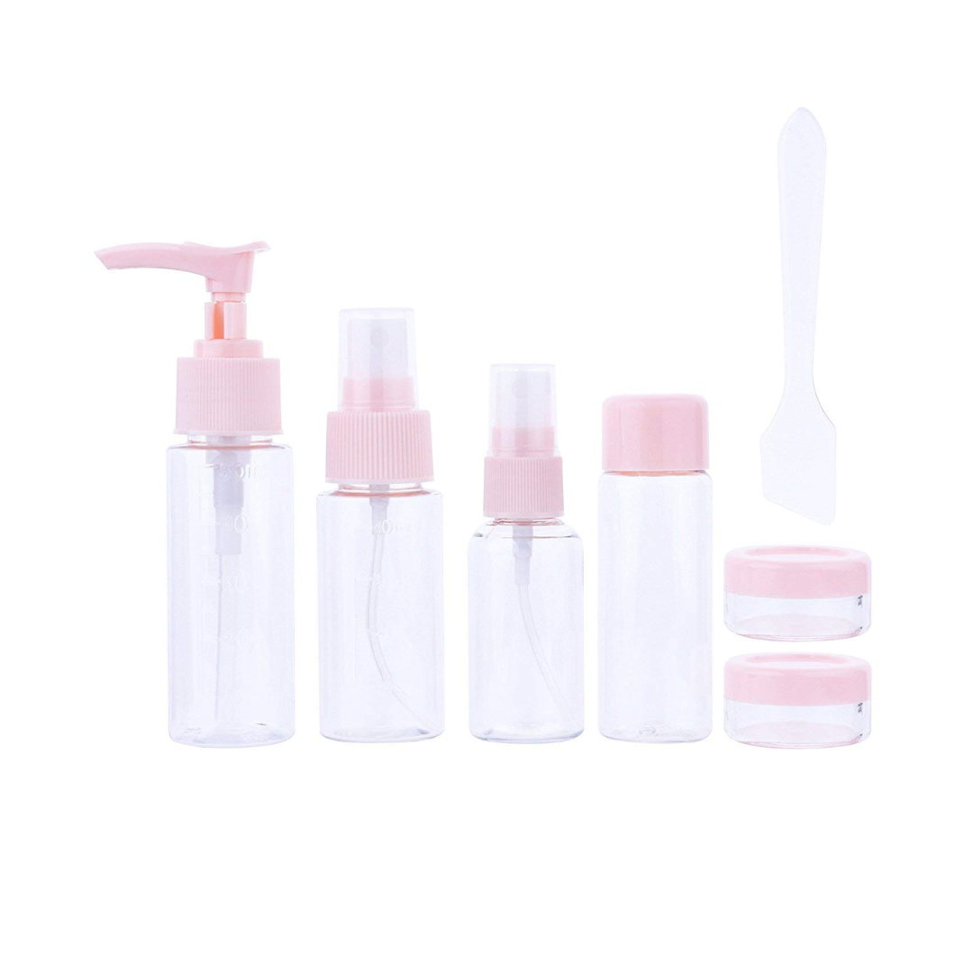 7 Pc Travel Bottle Kit