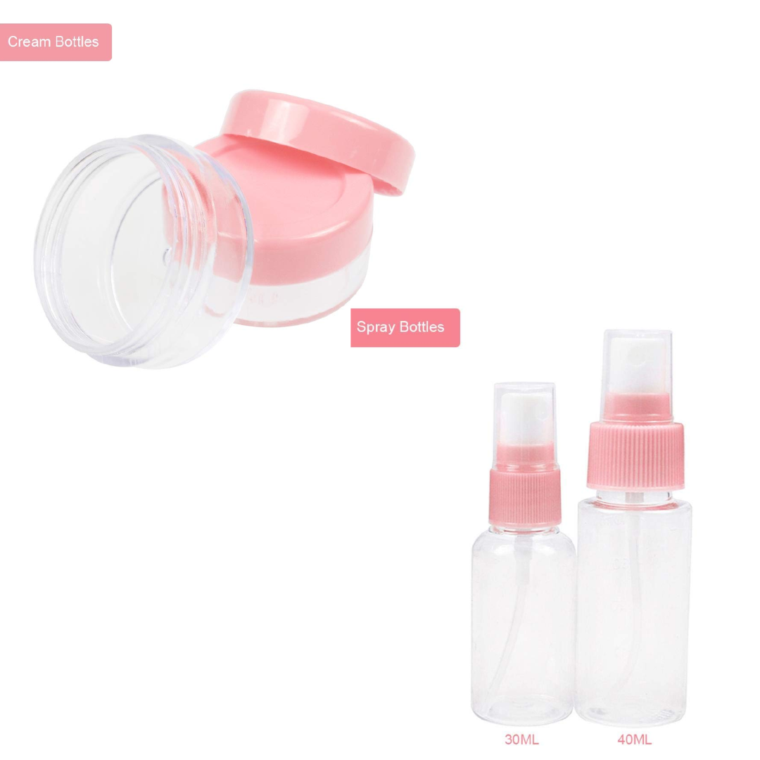 7 Pc Travel Bottle Kit