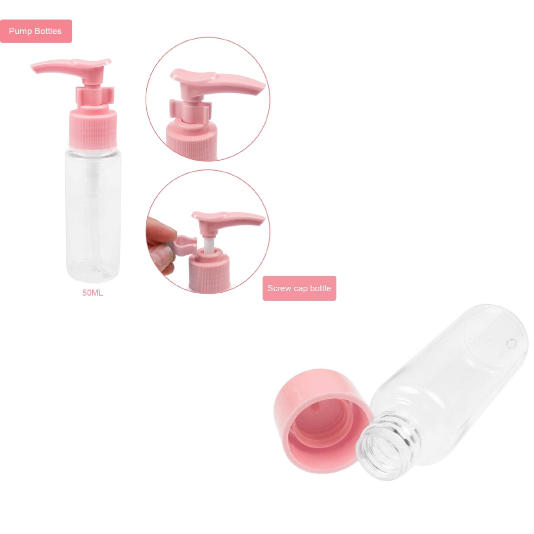 7 Pc Travel Bottle Kit