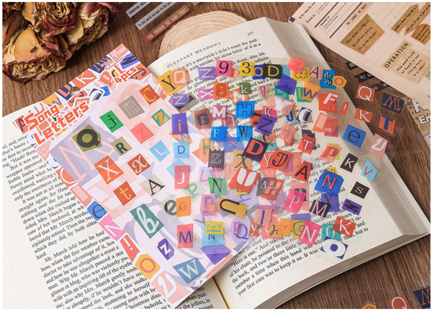 Word, Quotes Sticker 4 Sheet