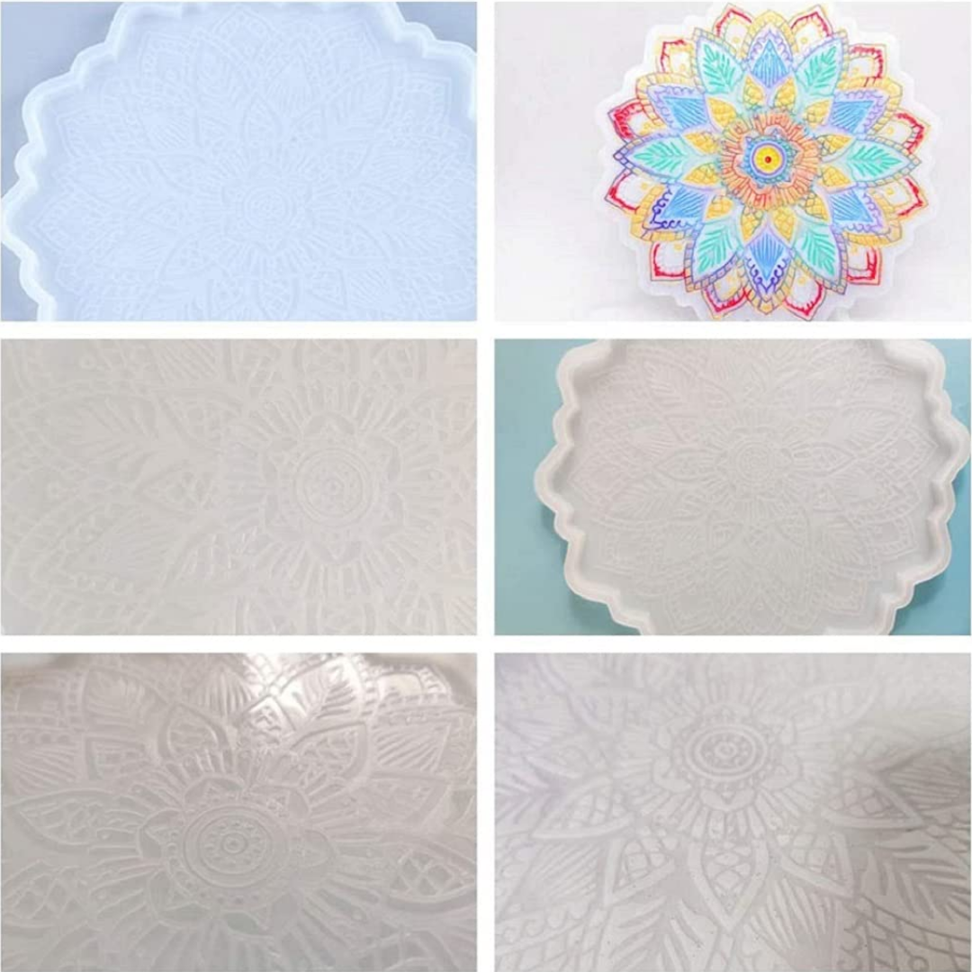 Resin Mandala Coaster Mould