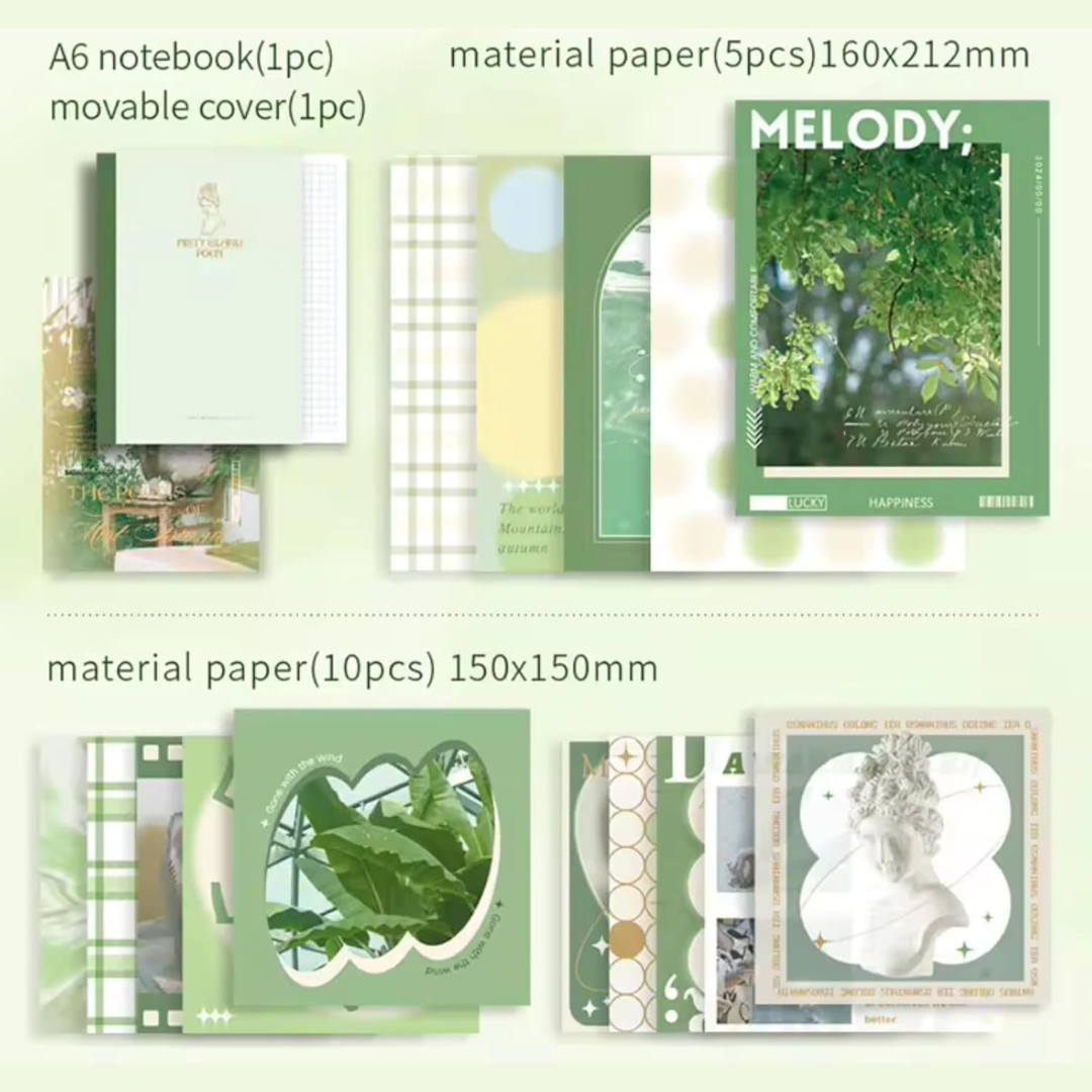 Scrapbook Kit, Mist Island Poems