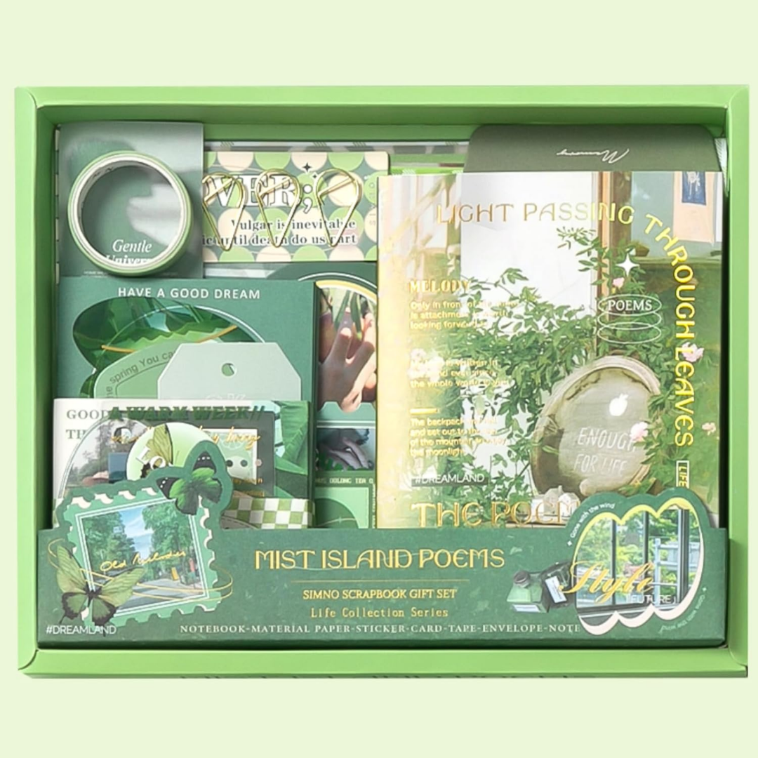 Scrapbook Kit, Mist Island Poems