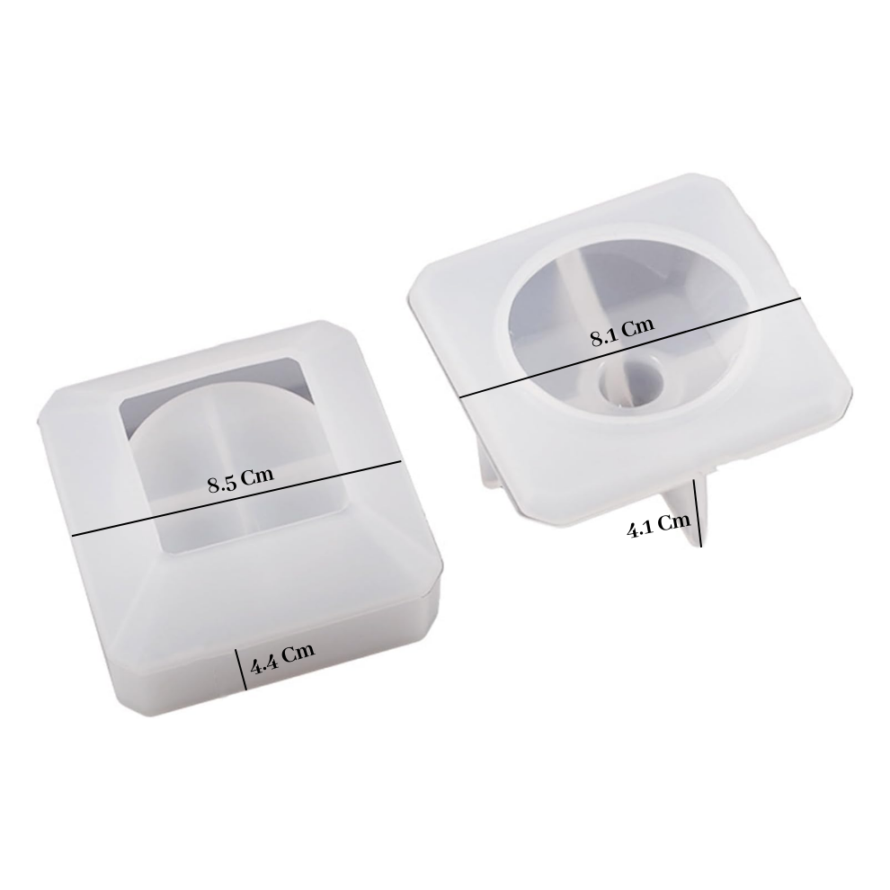 Jar Planter Mold, Square No 12