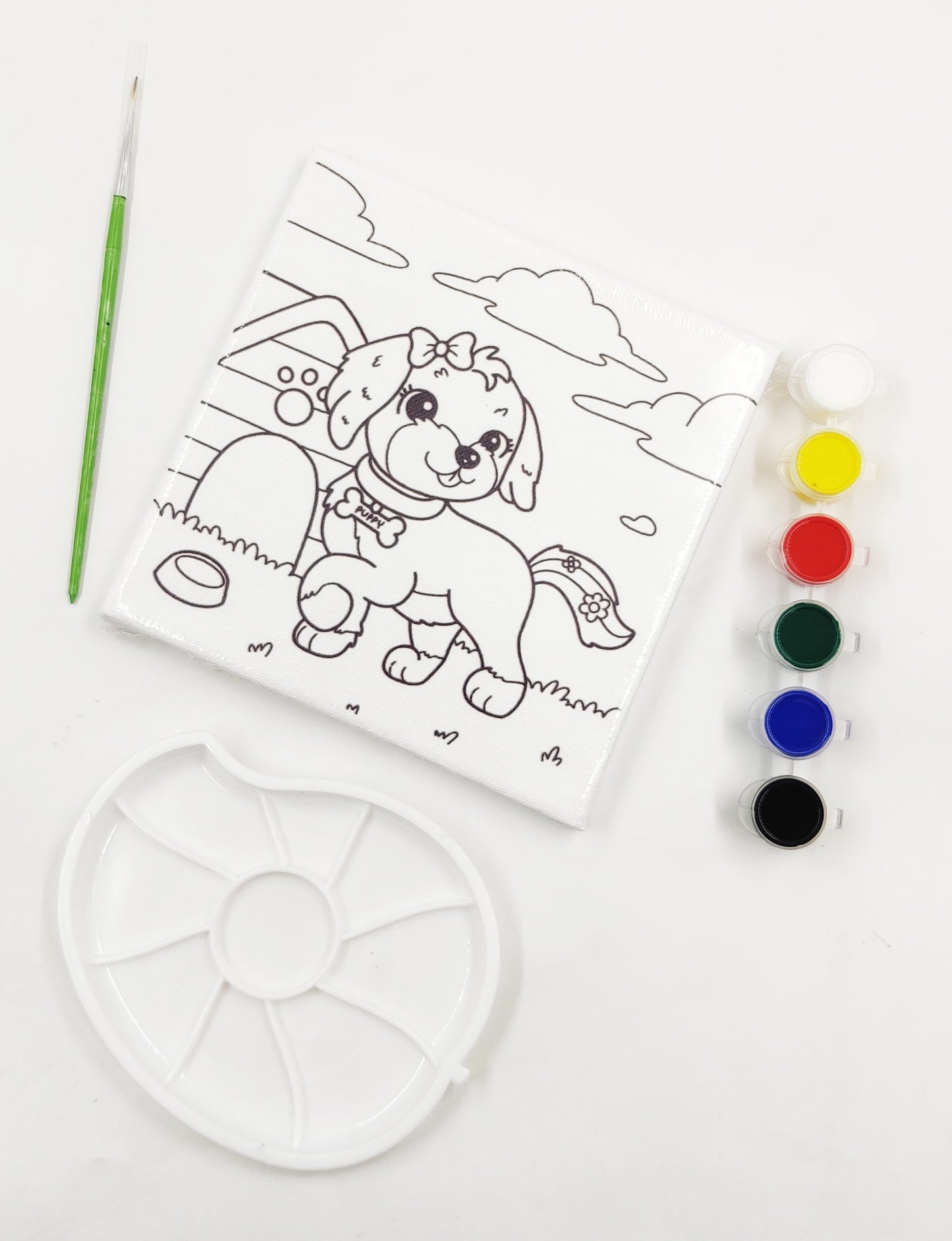 Printed Canvas Painting Kit for Kids