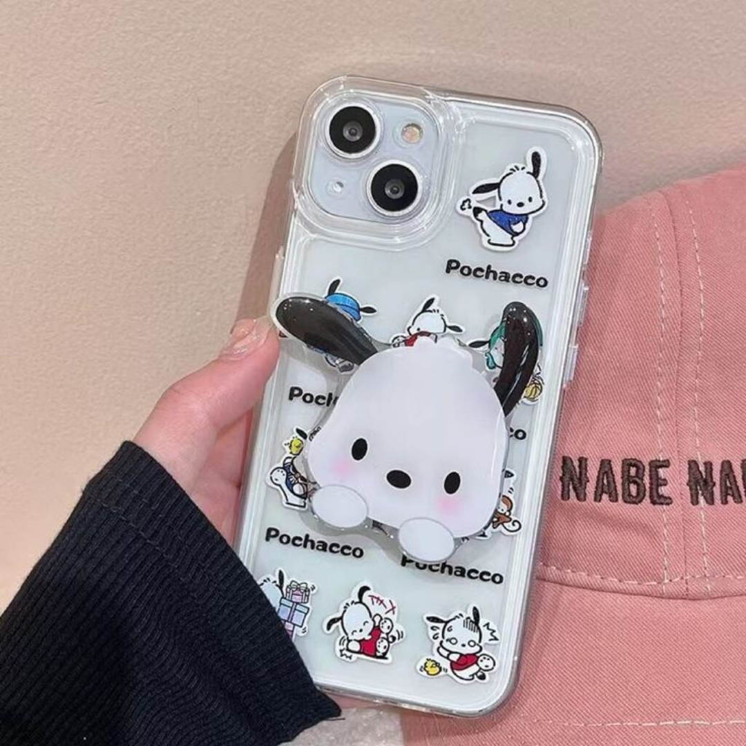 4 Sheets Sanrio Cartoon Stickers Set