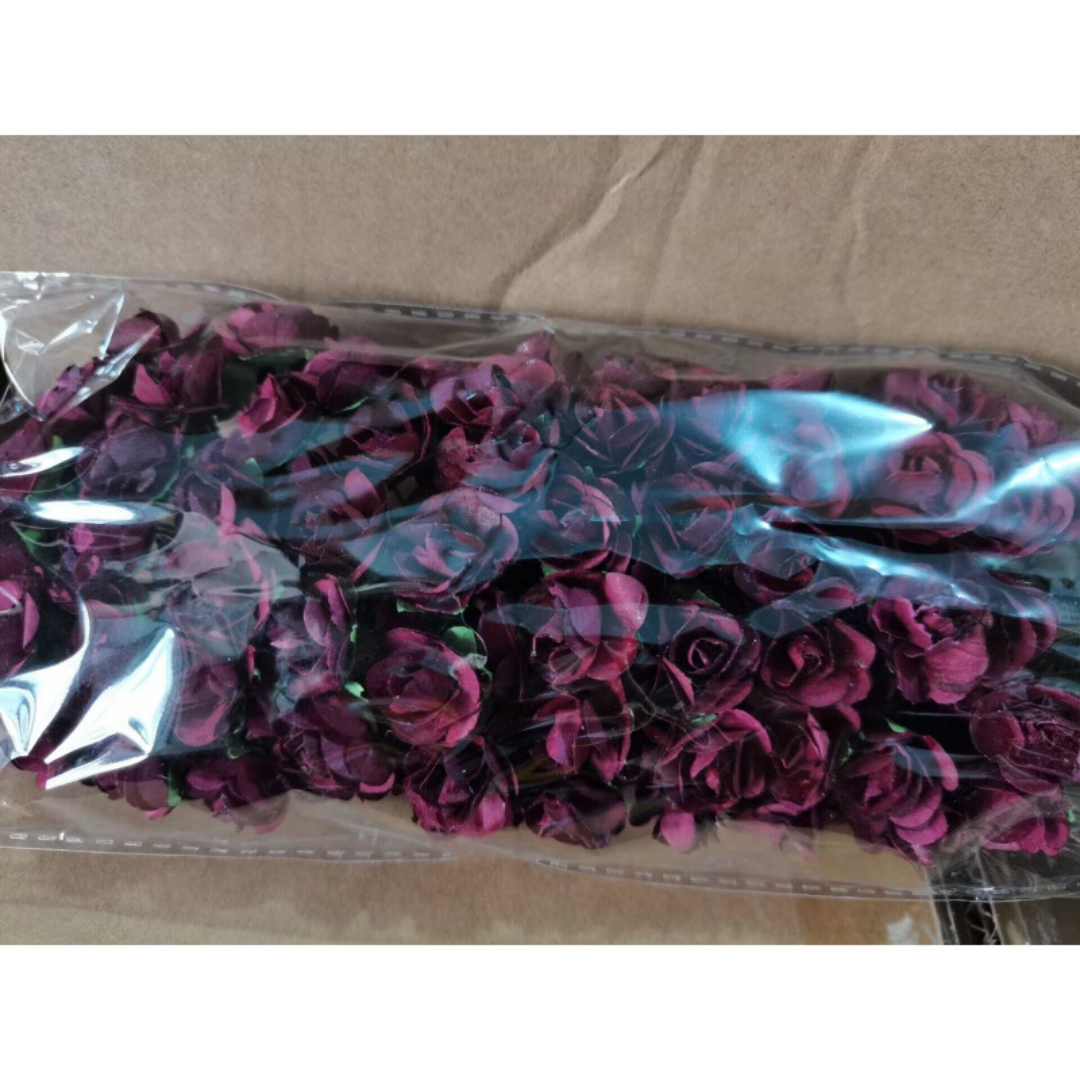 Artificial Rose Paper Flower - Rose Pink