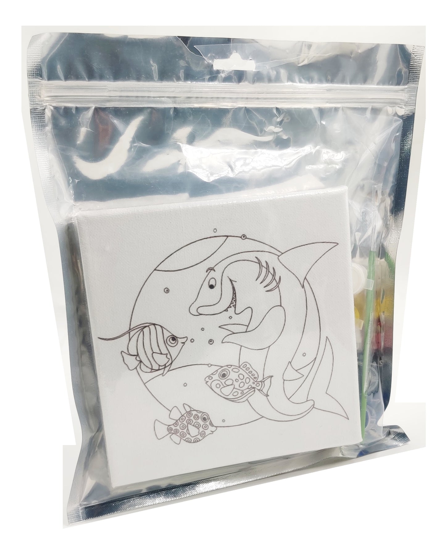 Printed Canvas Painting Kit for Kids