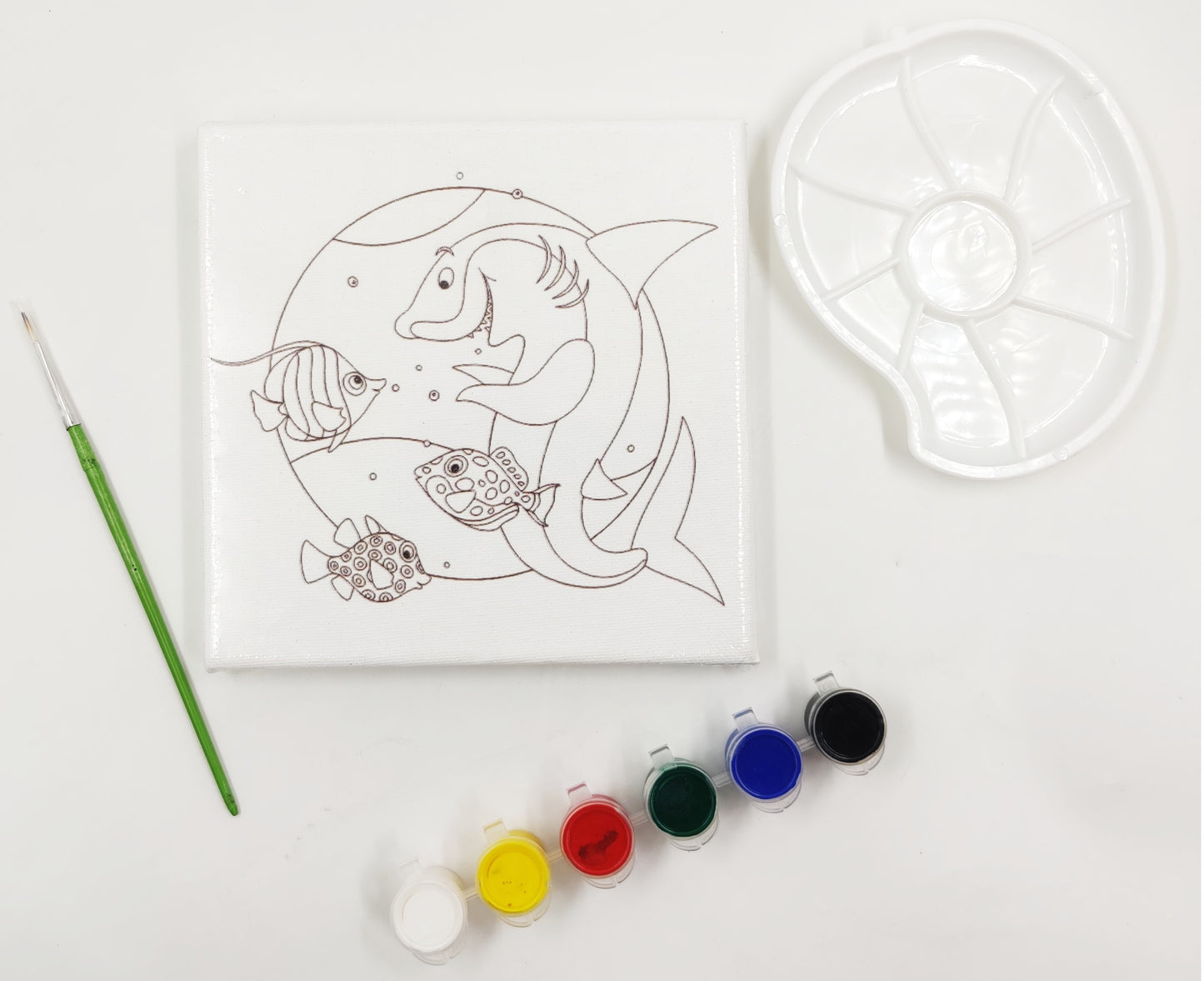Printed Canvas Painting Kit for Kids