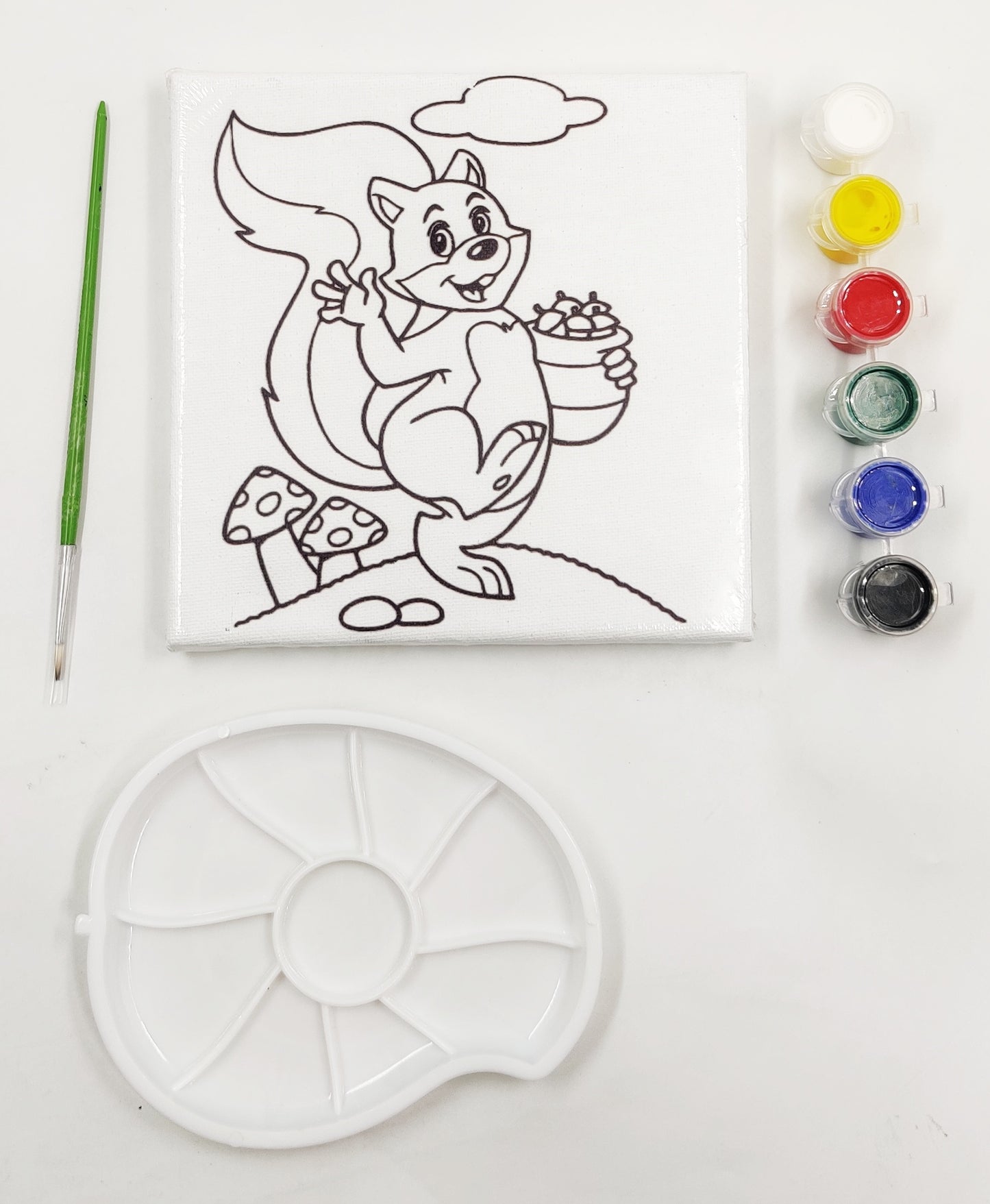 Printed Canvas Painting Kit for Kids