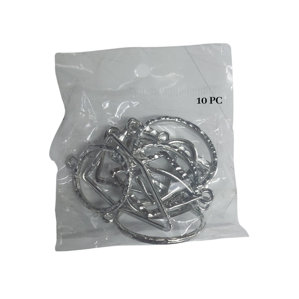 Designer Bezel (10 Pcs, Silver)