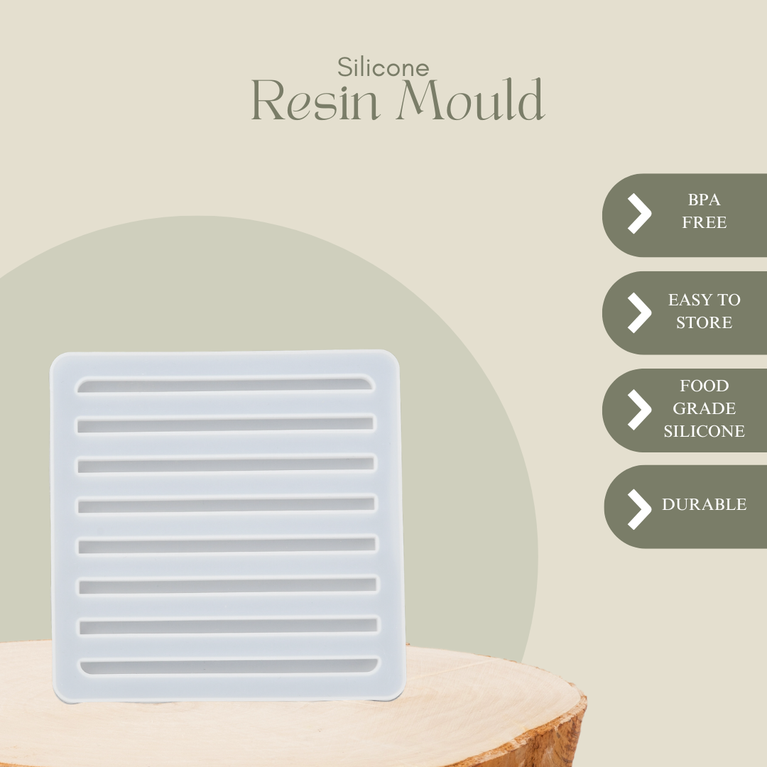 Square Coaster Mould Square Tea Mat Mold