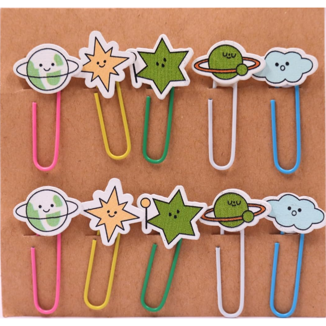 Colorful Wooden Paper Clip